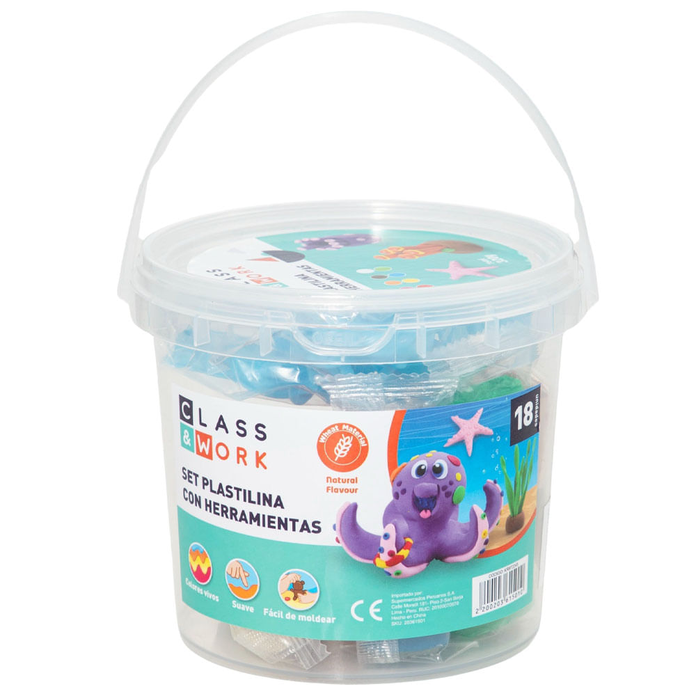 Set CLASS&WORK Plastilina Herramientas