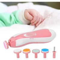 Lima Eléctrica para Uñas de Bebé Color Rosado