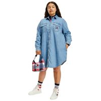 Vestido Camisero Tommy Hilfiger Jean Relajado
