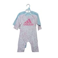 Bebecrece Bodysuit Adidas Manga Larga Packx2