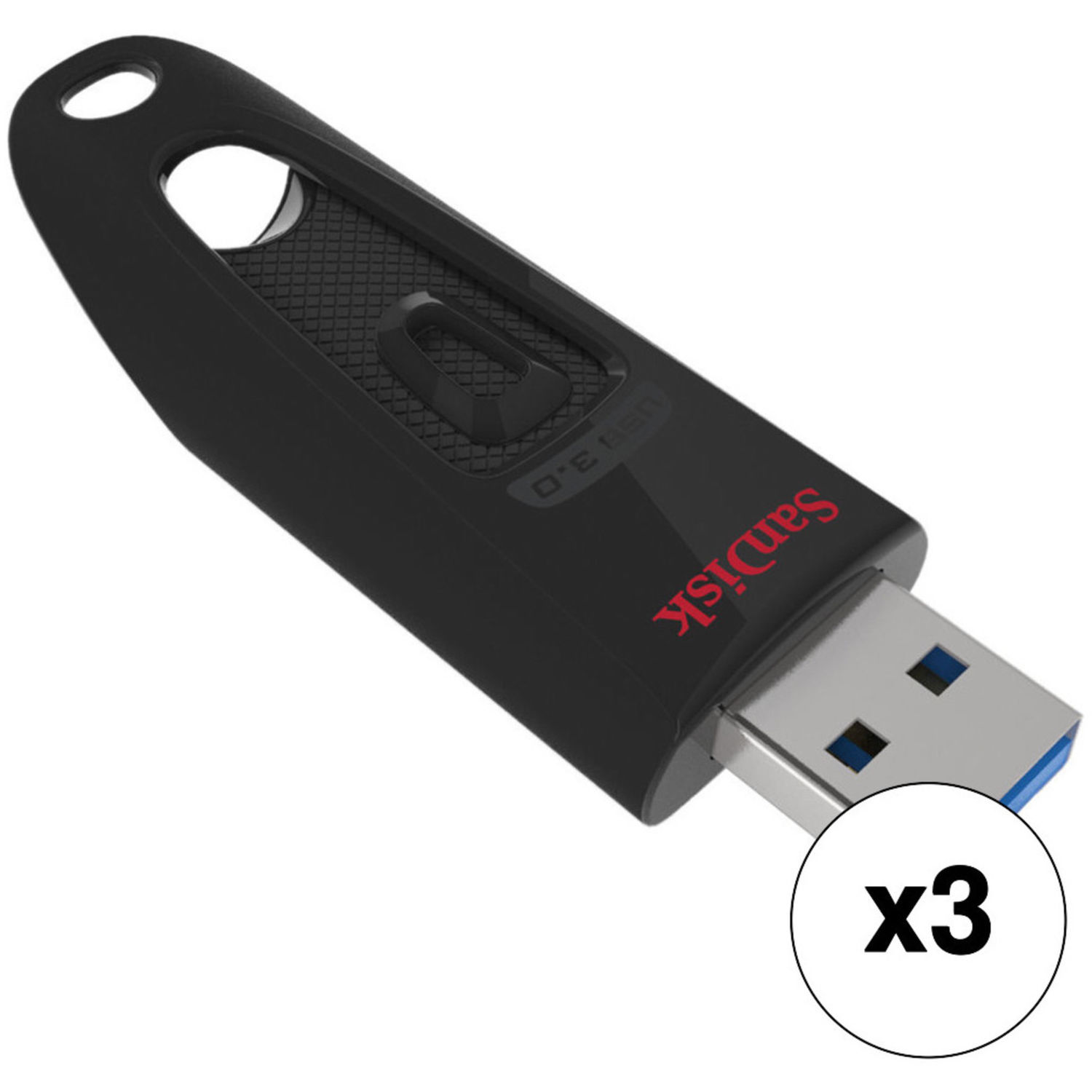 Kit de 3 Unidades de Sandisk 32Gb Ultra Usb 3.0 Flash Drive