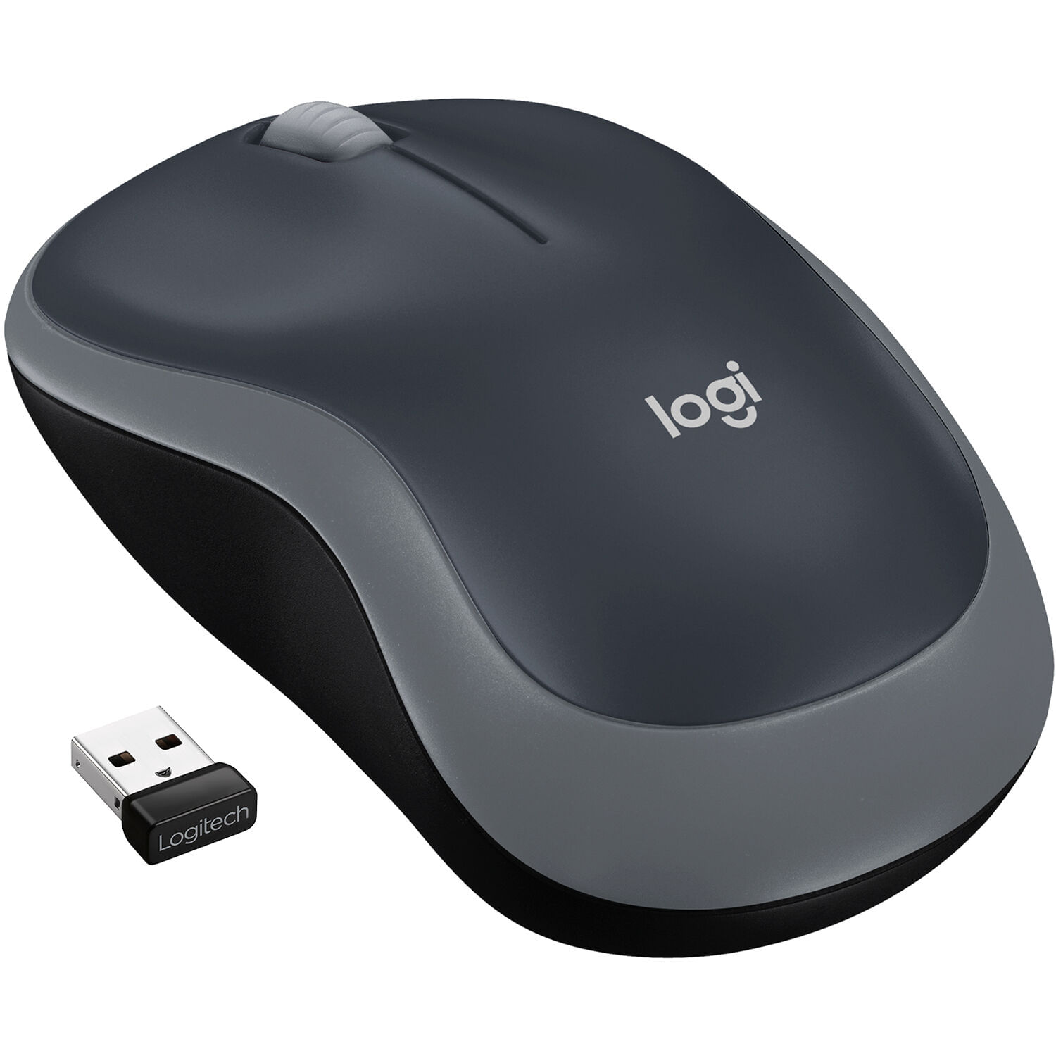 Mouse Inalámbrico Logitech M185 Gris Swift