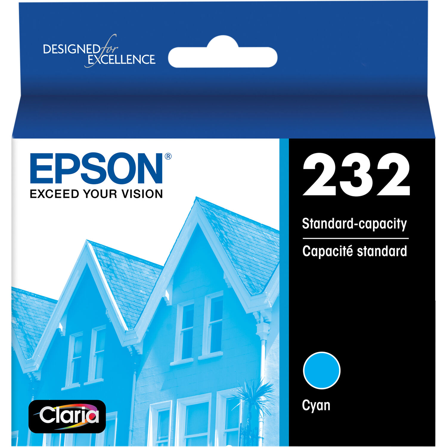 Cartucho de Tinta Epson Claria T232 de Capacidad Estándar en Color Cian