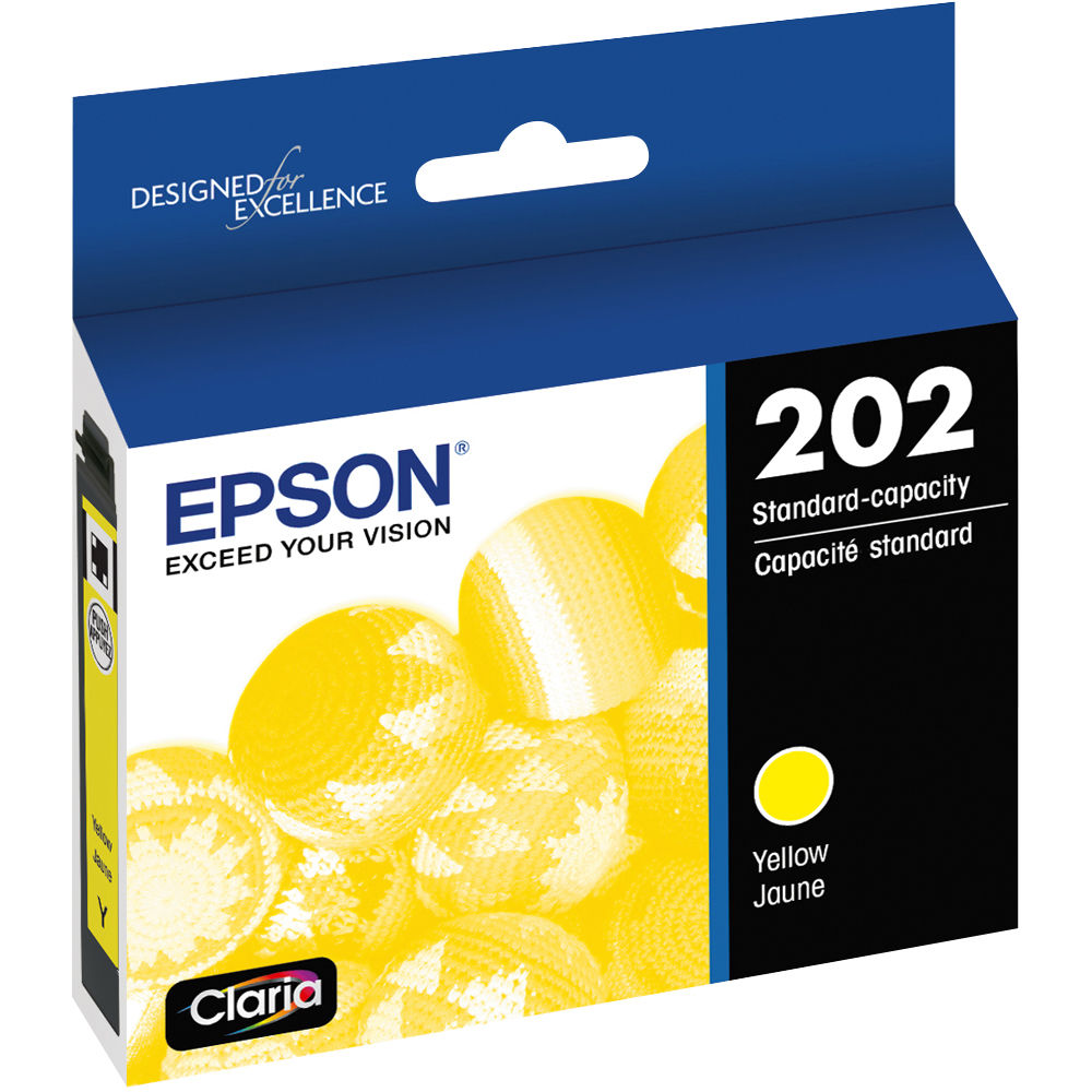 Cartucho de Tinta Epson Claria 202 de Capacidad Estándar Amarillo