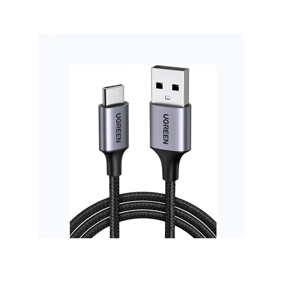 Cable UGREEN Carga Rápida, USB 2.0 a USB-C, 3A, nylon, 18W