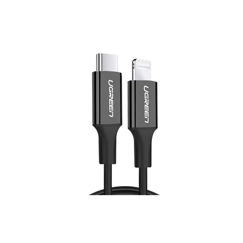 Cable UGREEN USB C a Lightning, carga rápida 3A, 2 metros