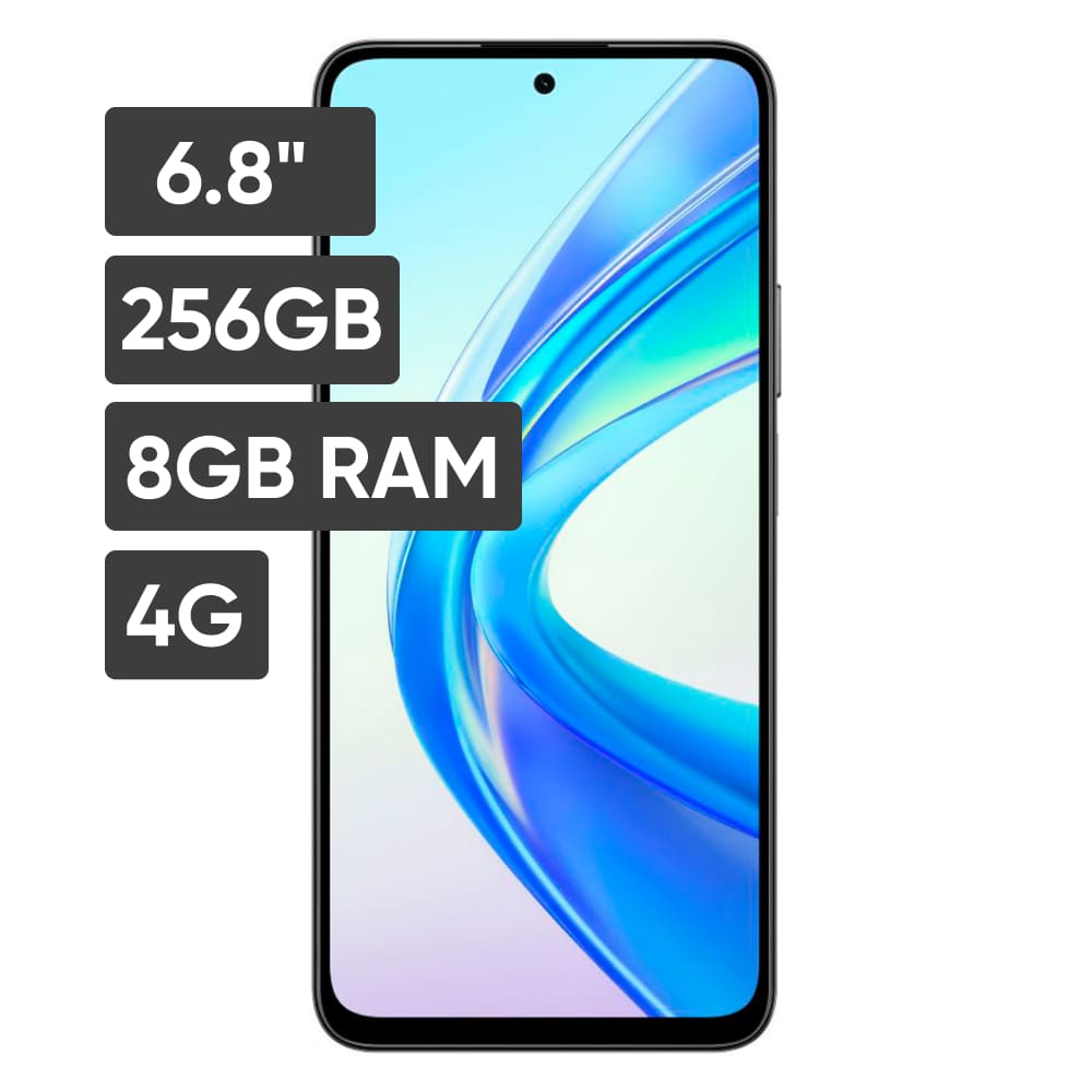 Smartphone HONOR X7B 6.8"" 8GB 256GB 108MP + 5MP + 2MP Midnight Black