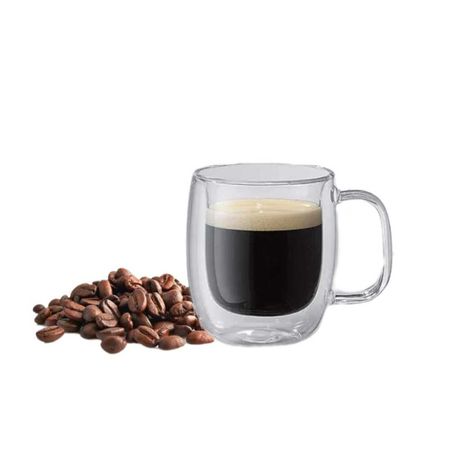 Taza Espresso 100ml Vidrio Doble Pared