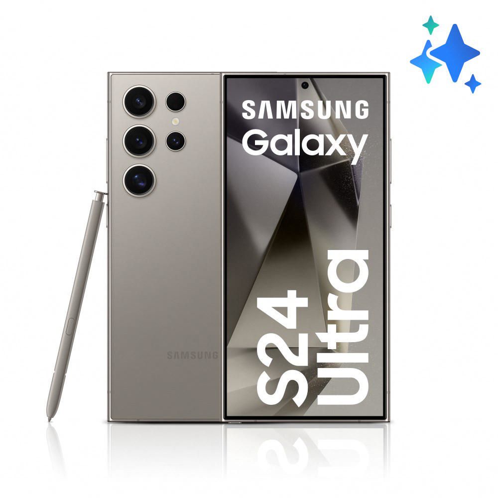 Celular Samsung Galaxy S24 Ultra 6.8"" 12GB 512GB Titanium Gray