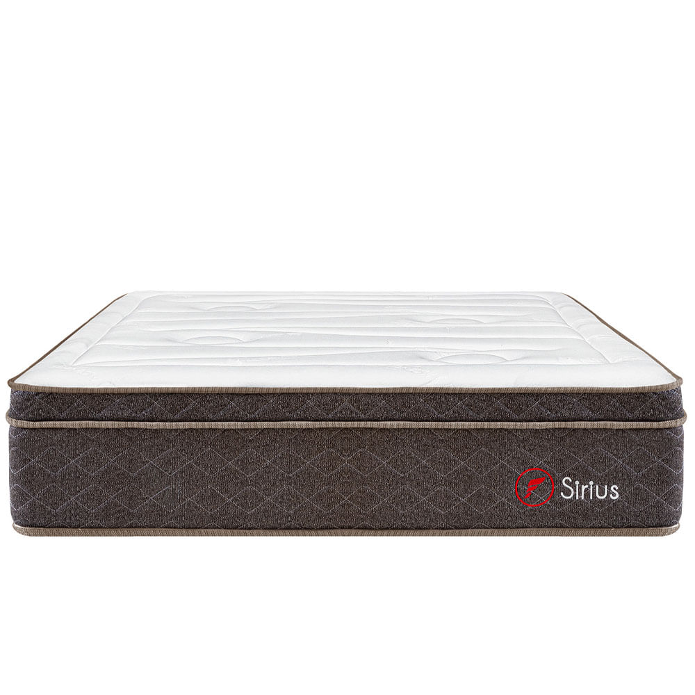 Colchón FORLI Sirius Pocket 2 Plazas + 2 Almohadas Viscoelásticas + Protector