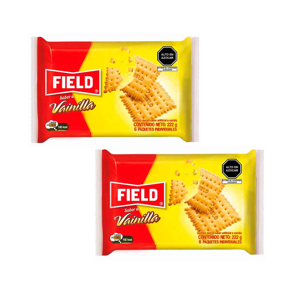 Galleta Vainilla FIELD Paquete 6un x 2un