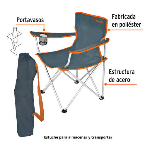 Paraguas de 135 cm, Truper, Paraguas, 65012