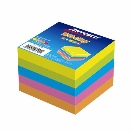 notas-adhesivas-artesco-colores-neon-paquete-500un