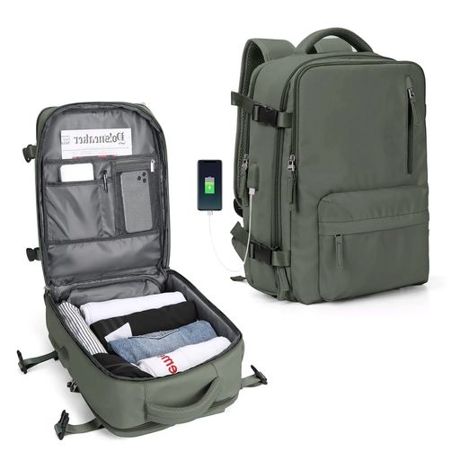 Mochila BP31 de Viaje Impermeable Maleta de Mano Expandible 40L - Promart