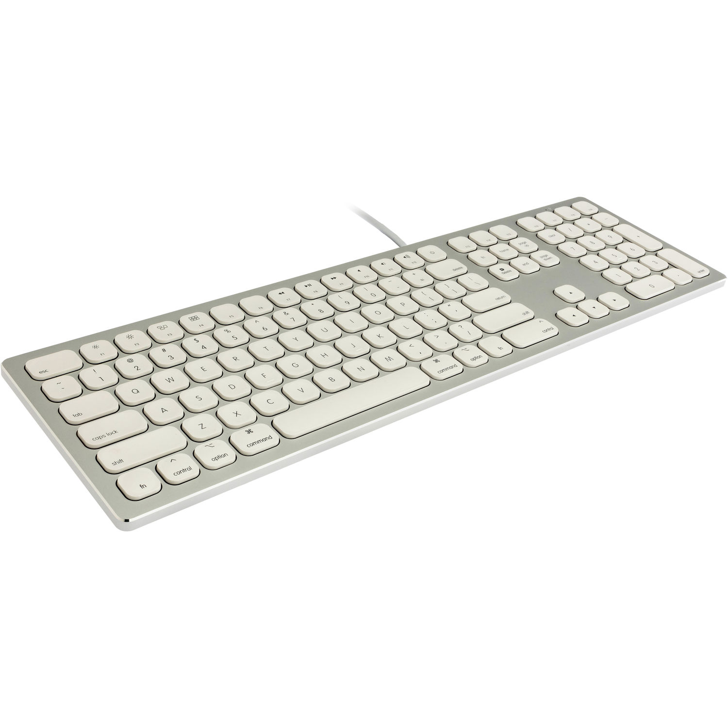 Teclado Xcellon con Cable para Mac Plata