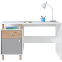Escritorio Moderno Miroku Blanco R&R MUEBLES