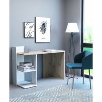 Escritorio Moderno Urameshi Blanco/Duna R&R MUEBLES