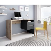 Escritorio Moderno Hiei Negro / Duna R&R MUEBLES