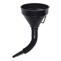 Embudo Plástico 500 ml con Filtro Cuello Flexible Truper 11207