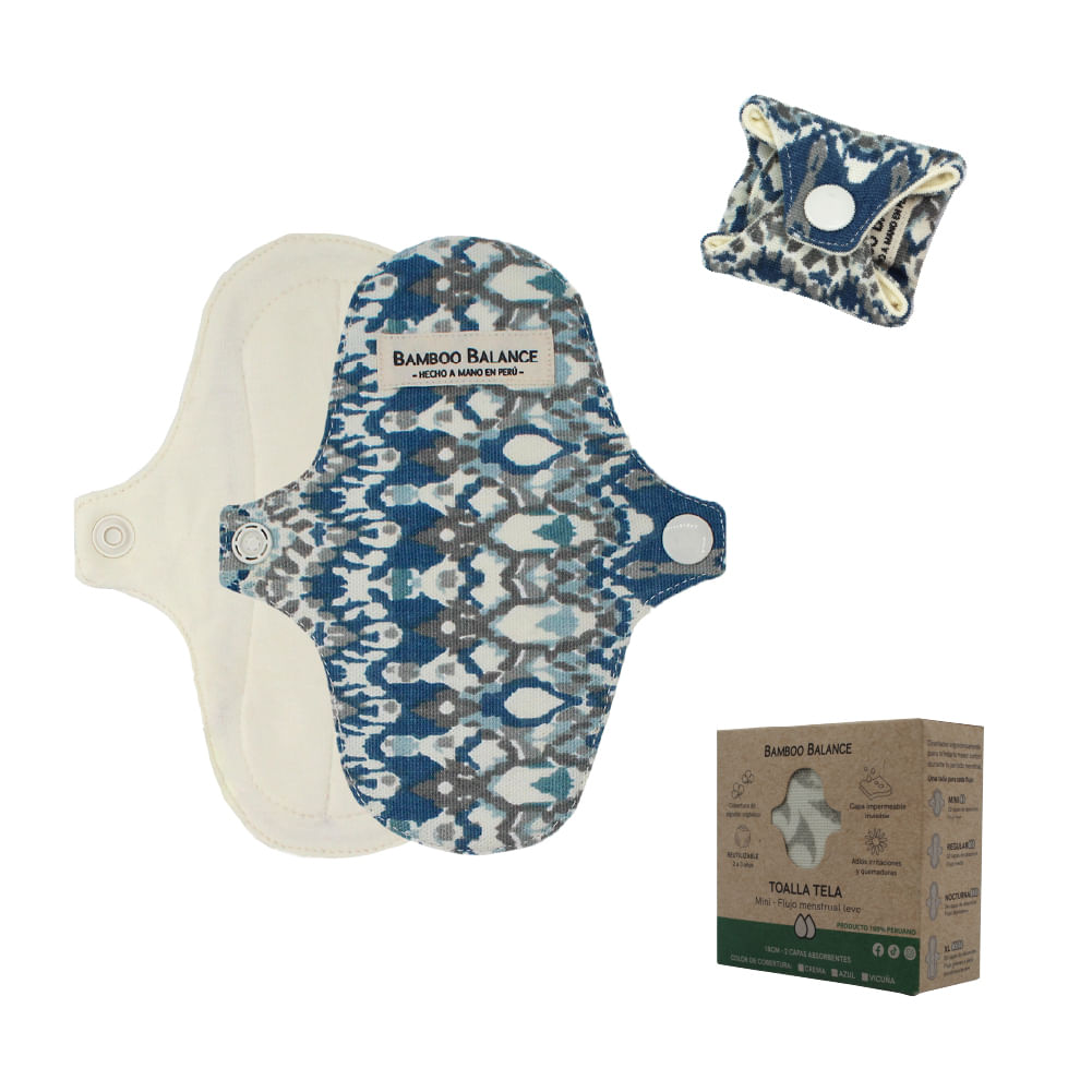 Protector Diario / Mini de Tela Bamboo Balance Crema