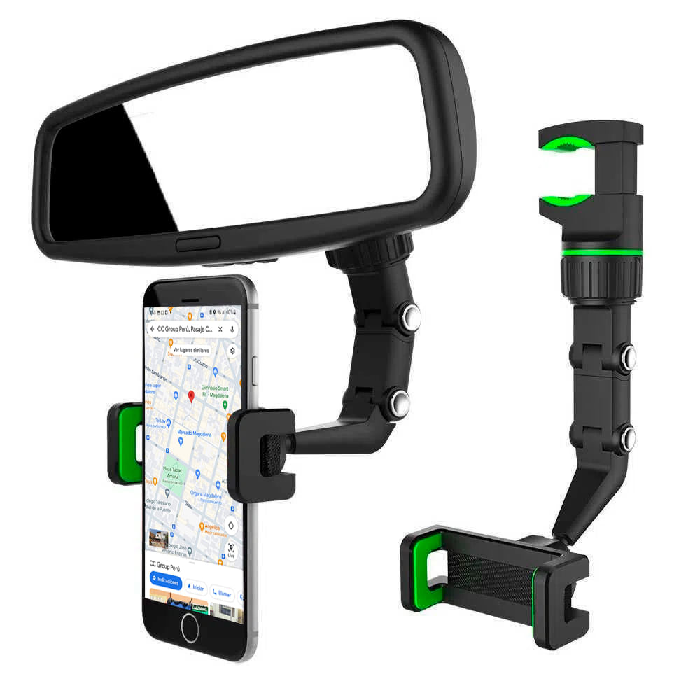 Soporte Universal de celular para espejo retrovisor de auto