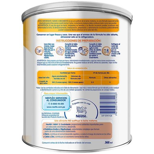 Leche Nutriexpert Blemil Plus 2 800 G Tarro