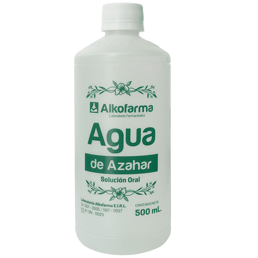 Agua de Azahar ALKOFARMA Frasco 500 ml