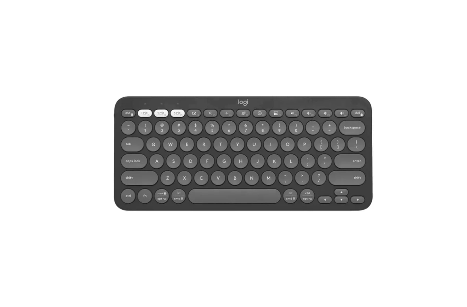 Teclado Logitech Pebble 2 K380S 920-011783 Bluetooth Graphite