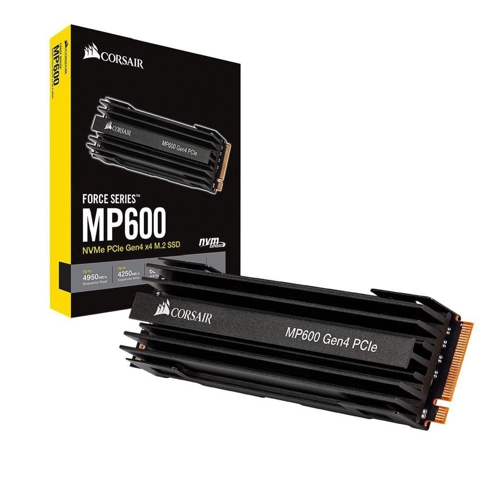 SSD CORSAIR MP600 FORCE SERIES 500GB M2 NVMe PCIe Gen4x4
