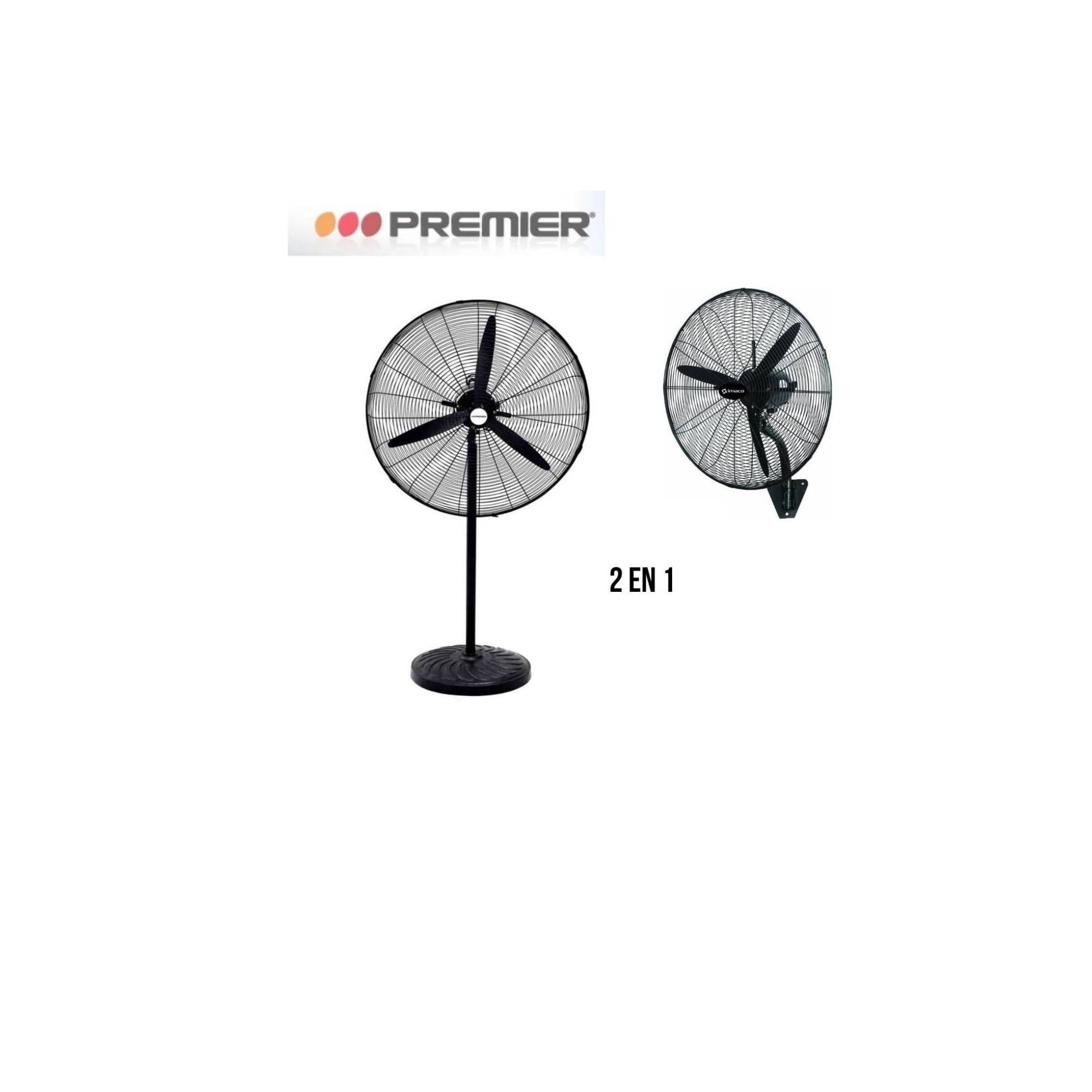 Ventilador Industrial 30 Pulgadas Premier 200 watts 2 en 1 Original 3 velocidades