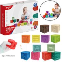 Set de 12 Bloques de Silicona Texturizado HUANGER