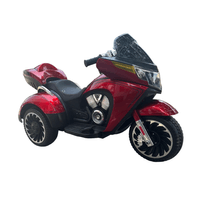 Moto a bateria para niños Police color Rojo