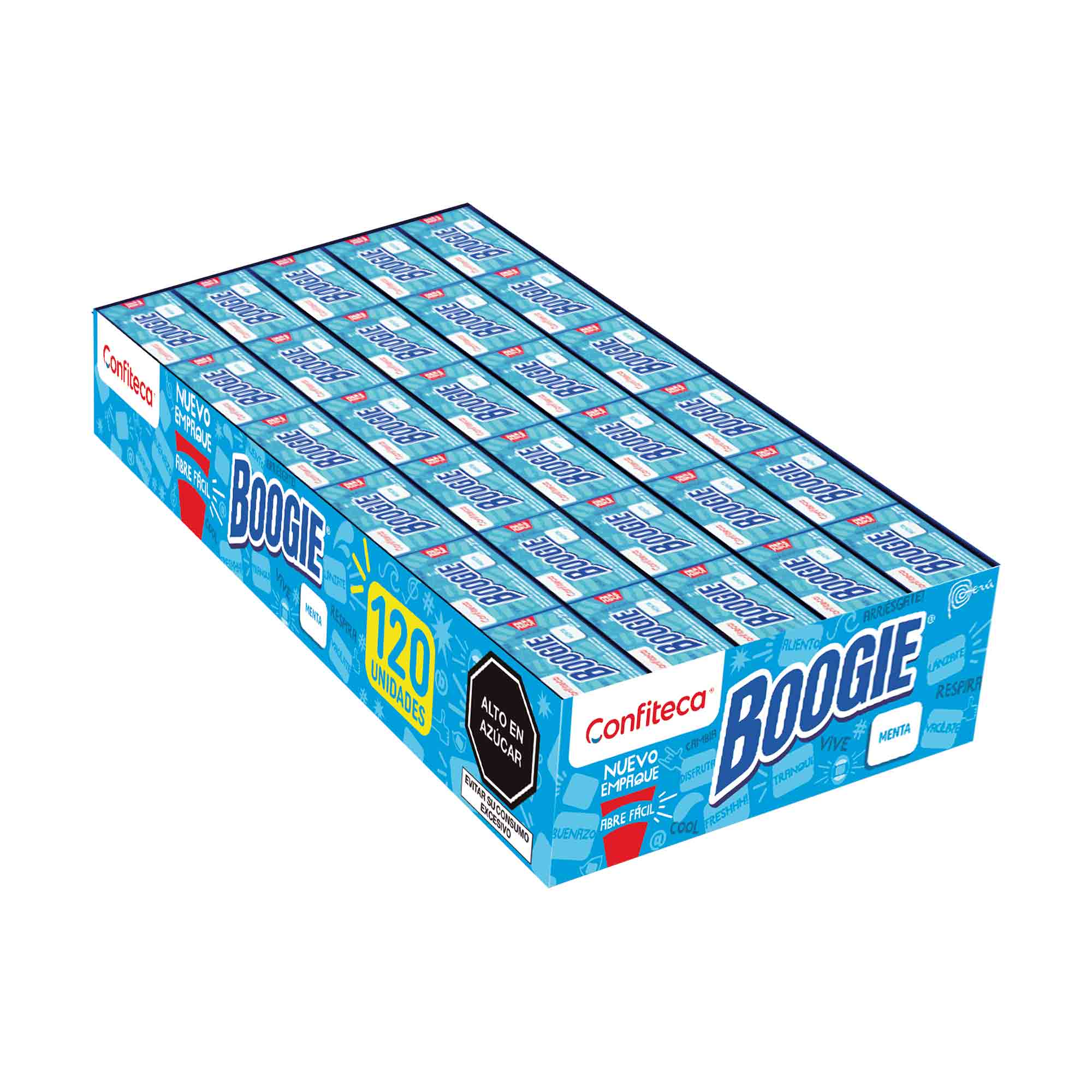 Goma de Mascar BOOGIE Menta Display 120un