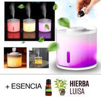 Humidificador USB Difusor de Aroma con Luz Led Esencia Hierba Luisa