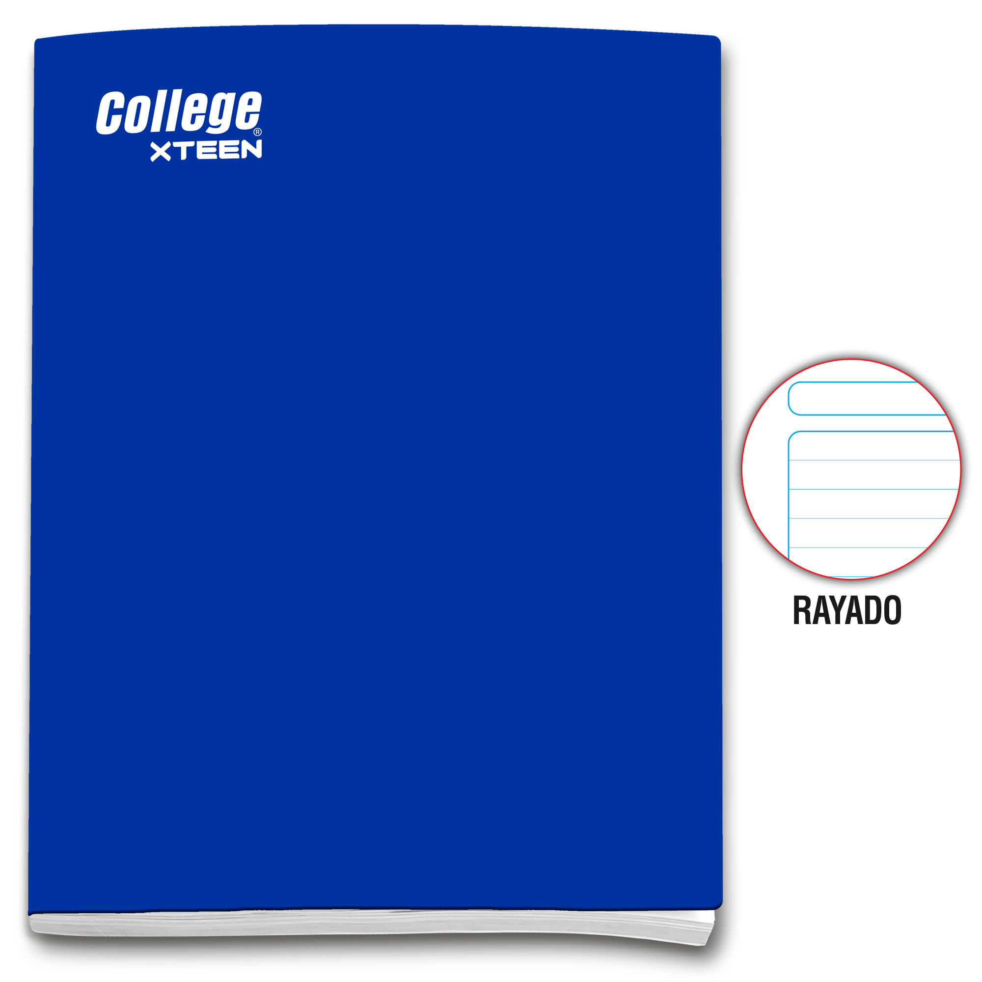 Cuaderno COLLEGE Rayado Xteem 80 Hojas