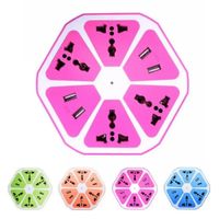 Interruptor con USB Hexagonal