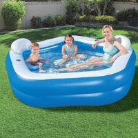 Piscina Inflable pentagonal con dos asientos