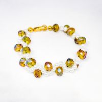 Pulsera de Muranos con Perlas Marialu Creaciones