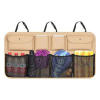 Organizador para Auto Asiento Maletera Impermeable Beige