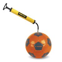 Combo Inflador portátil con pelota de futbol profesional