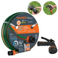 Combo manguera de riego 20m Pistola de riego Truper