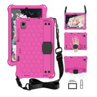 Funda Protector para Tablet Modelo con Correa para Lenovo M10 X306f Fucsia