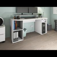 Escritorio Moderno Hinatsuru Blanco R&R MUEBLES