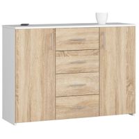 Aparador Moderno Kishikoji Blanco/Duna R&R MUEBLES