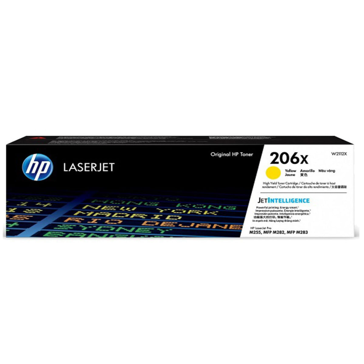 Toner Hp 206x L.J. M255 Yellow 2,450 Pgs W2112x