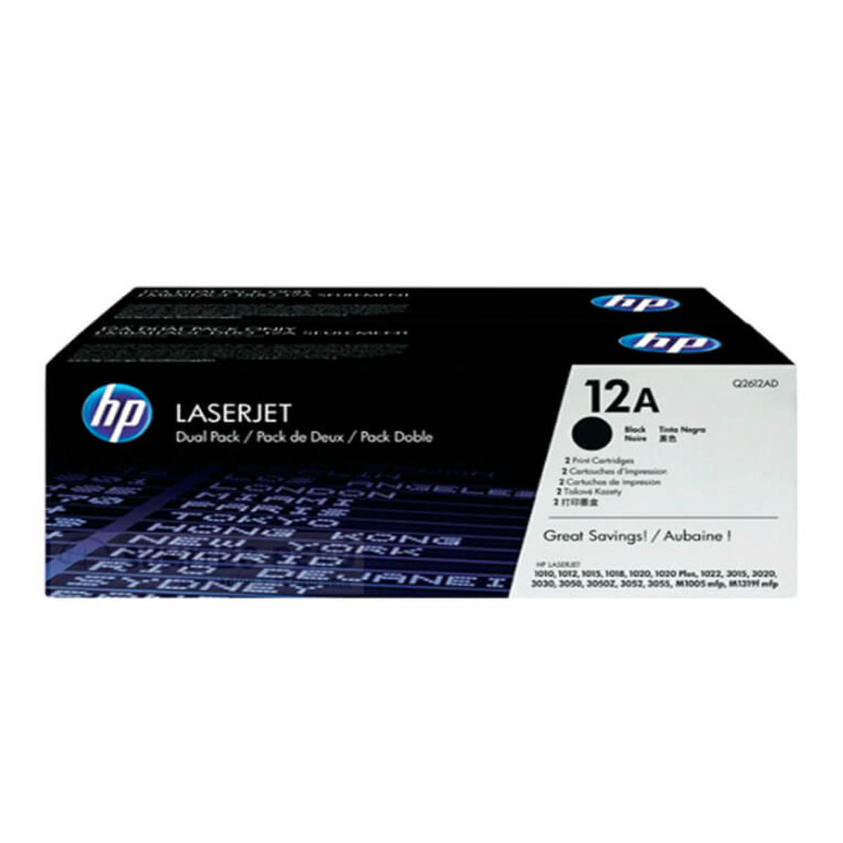 Toner Hp 12ad (Pack 2 Q2612a)2000PG Q2612ad