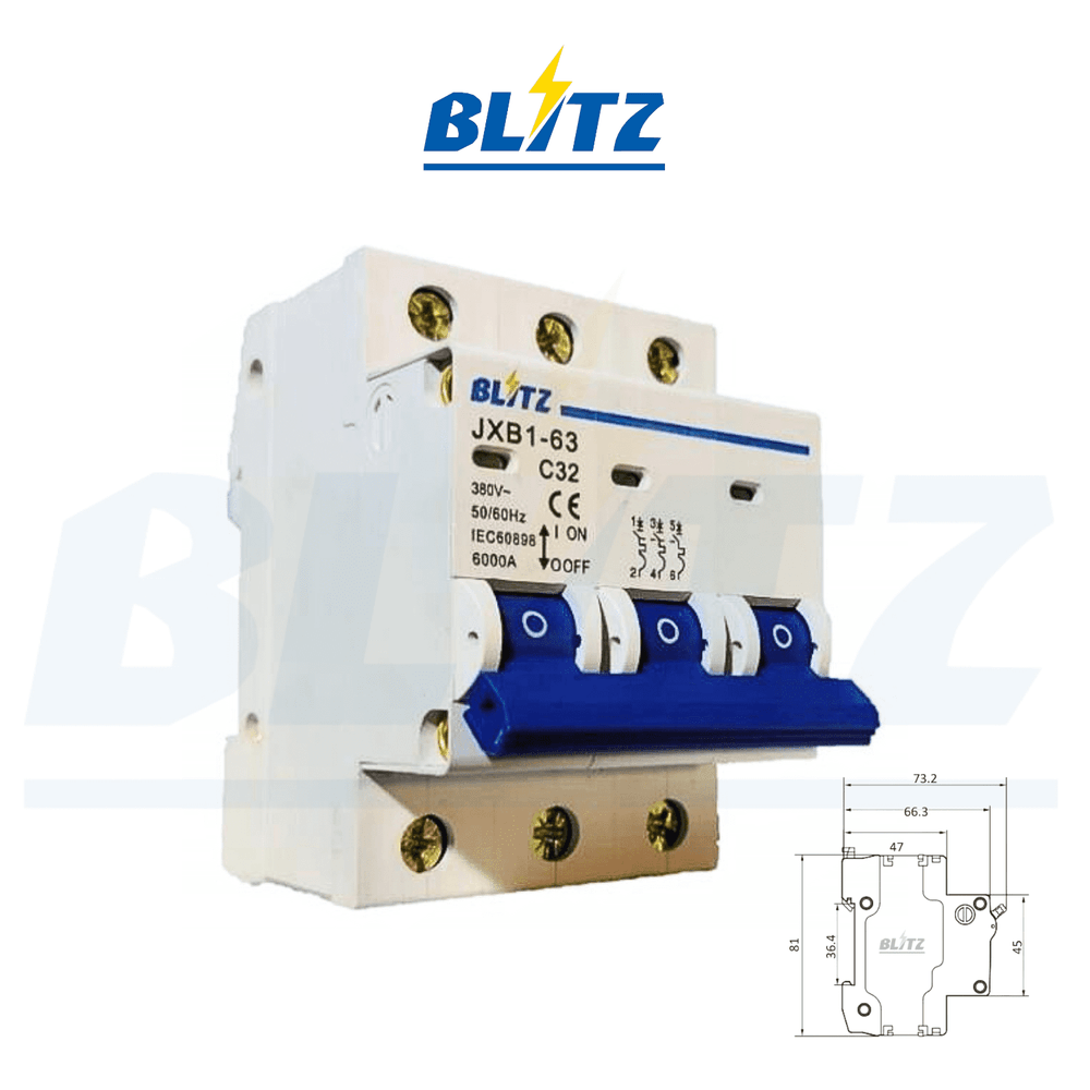 Interruptor Llave Termica Termomagnetico Wifi 32A PST-MCB-2P GENERICO