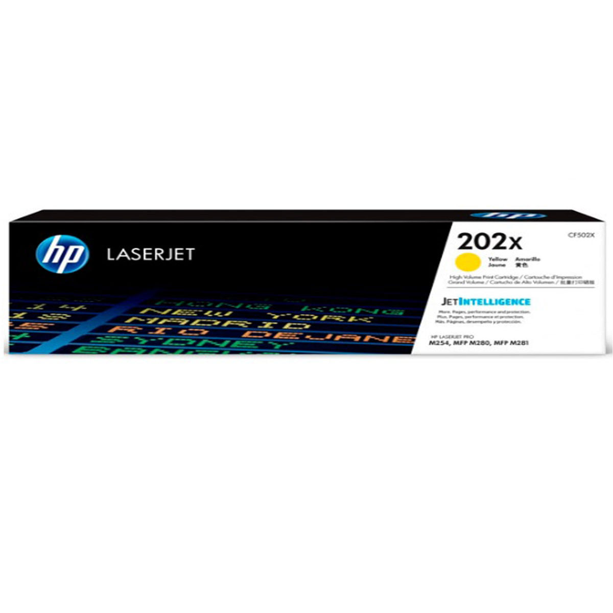 Hp Toner 202x Color Amarillo Cf 502x