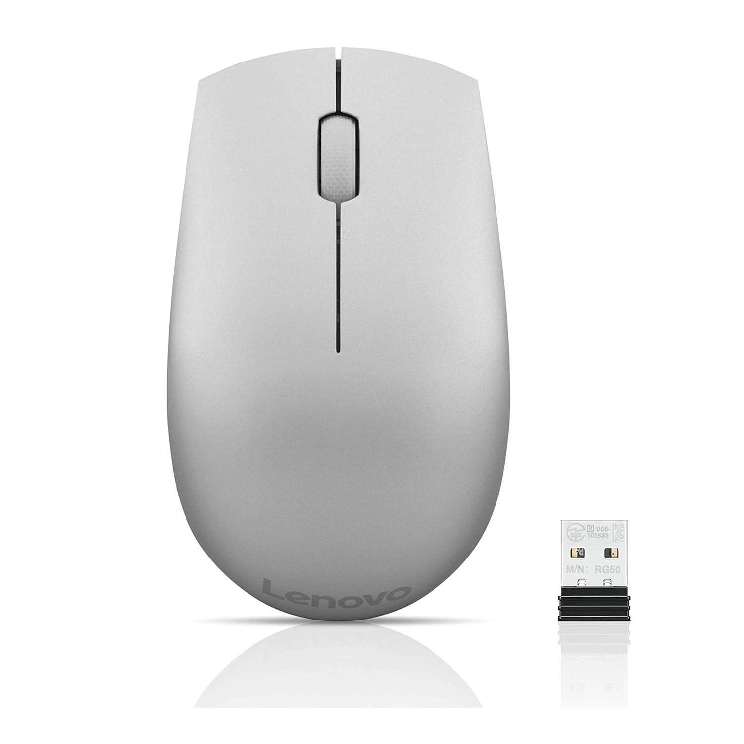 Mouse Lenovo 530 Ambidextro RF inalámbrico Óptico Plata - GY50Z18985