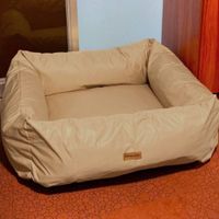 Cama Impermeable para Verano/Invierno 100% Hipoalergénico Beige Talla M